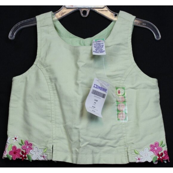 2002 Gymboree Easter Basket Green Shirt Flowers Spring Casual Party - Picture 1 of 5